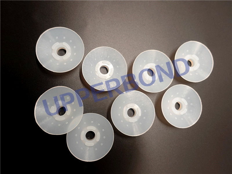 एचएलपी 2 पैकर के लिए सफेद रंग नरम गोल रबड़ सक्शन बाउल स्पेयर पार्ट्स