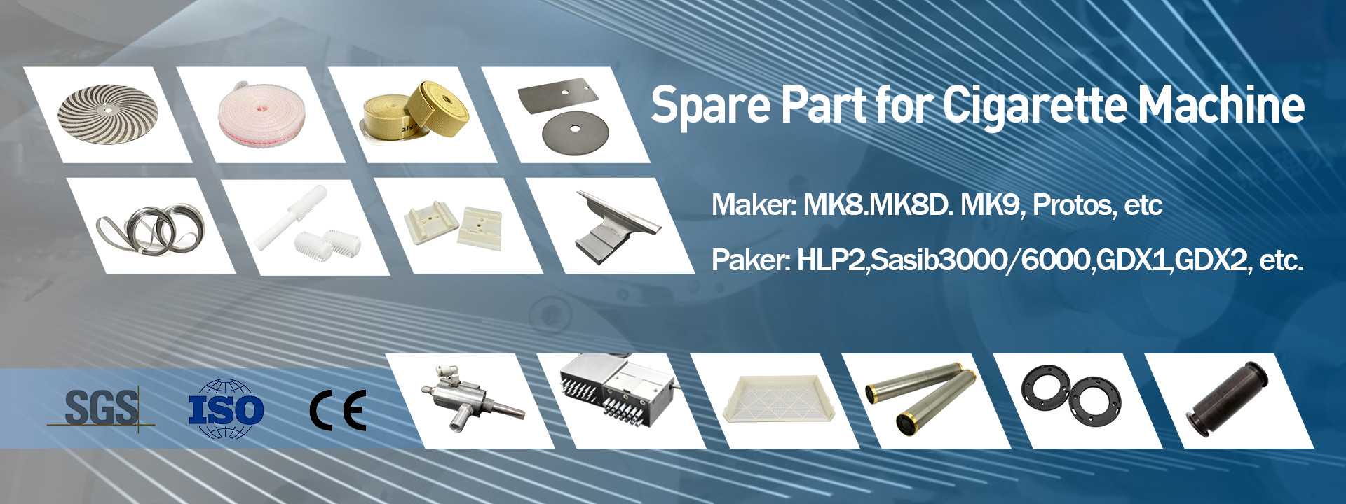 गुणवत्ता तंबाकू मशीनरी स्पेयर पार्ट्स कारखाना