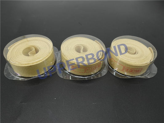 खरीदें Aramid Fiber MK8 सिगरेट मशीन के पुर्जे कन्वेयर बेल्ट पीले गार्नरशिप टेप ऑनलाइन निर्माण