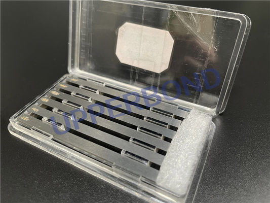 उच्च स्थायित्व चांदी मिश्र धातु सिगरेट उत्पादन मशीन चाकू ब्लेड 4 * 4 * 63 मिमी के लिए MK8 MK9 GD