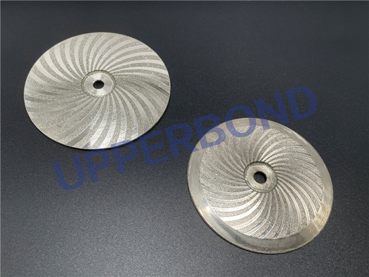 MK8 MK9 सिगरेट मशीनों के लिए तेज पहिया पत्थर स्टील मिश्र धातु बाहरी व्यास 70mm